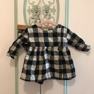 Tea Collection Buffalo plaid dress & bloomers